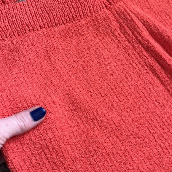 NWT  2 Piece Knit Outfit Long Sleeve Tunic Sweaters Top & Shorts Lounge Set sz L - Picture 5 of 7